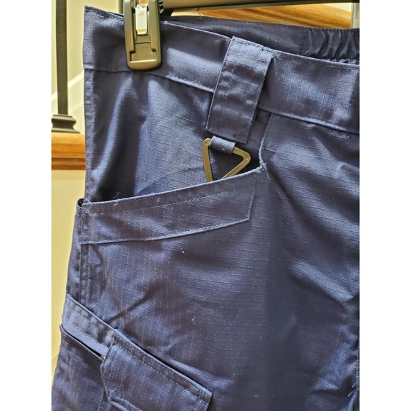 Women's Polyester Zipper Mid Rise Straight Legs Military Cargo Pant L - Picture 3 of 11